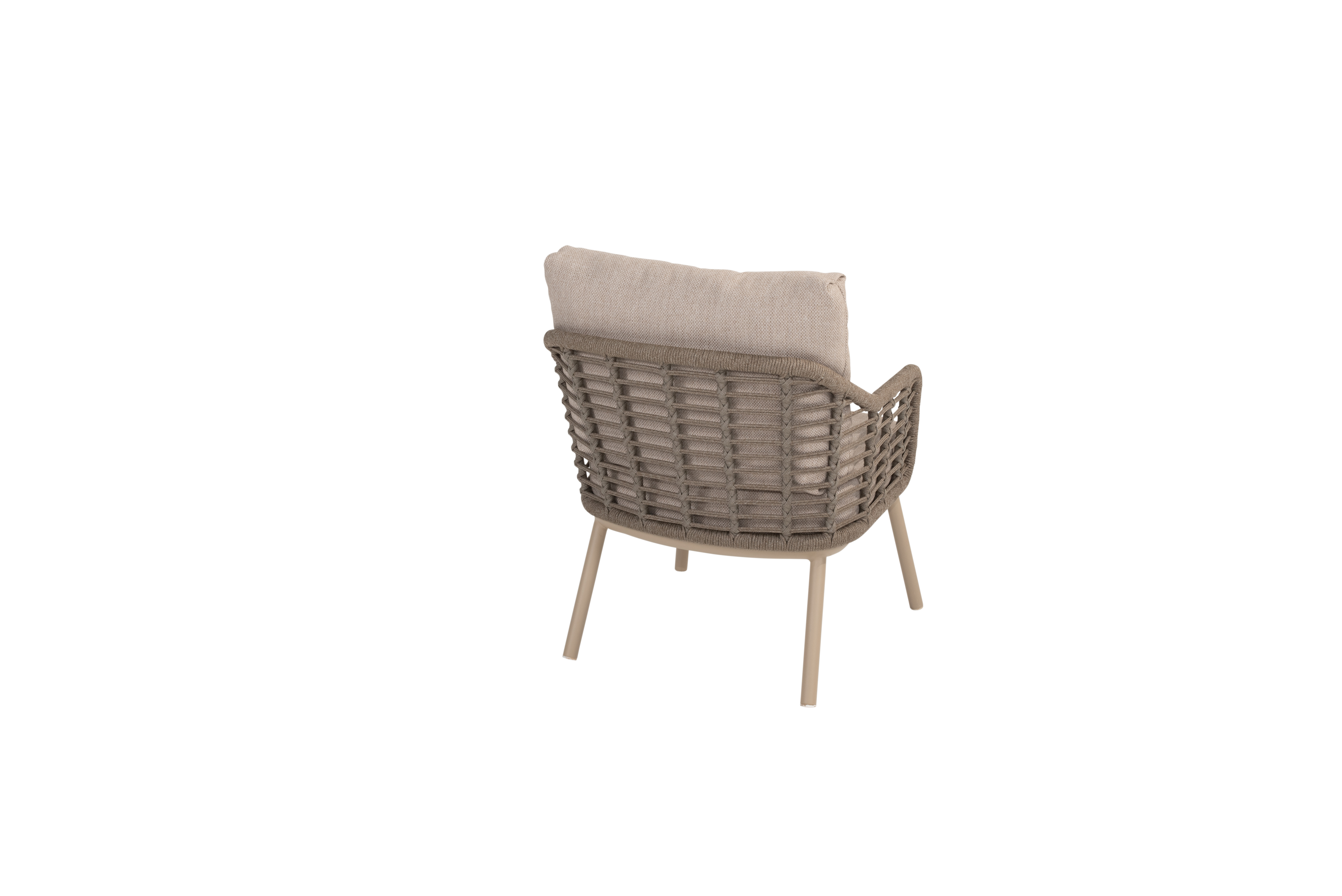 Taste Puglia Low Dining Chair W/cushions - Latte